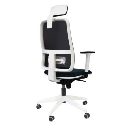 Silla Operativa GALA WHITE con brazos