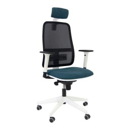 Silla Operativa GALA WHITE con brazos