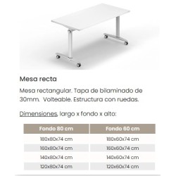 Mesa abatible MOBIX